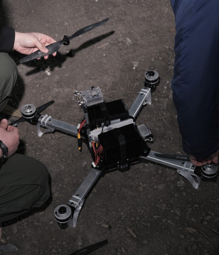 One of Yasni Ochi`s drones Photo: Joshua Olley One of Yasni Ochi`s drones Photo: Joshua Olley