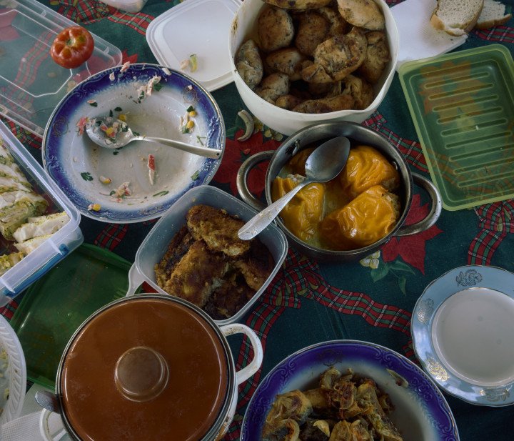 Olena’s cooking. Kramatorsk, Ukraine, September 2025. Photo by Joshua Olley/ UNITED24 Media.