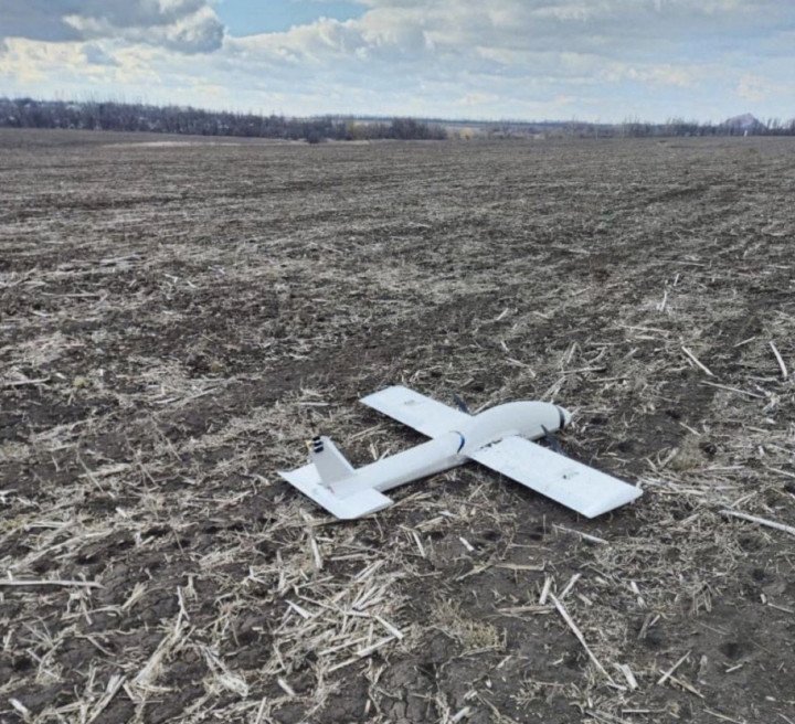 (A picture of drones designed to detonate upon contact. Source: State emergency services of Ukraine) (A picture of drones designed to detonate upon contact. Source: State emergency services of Ukraine)