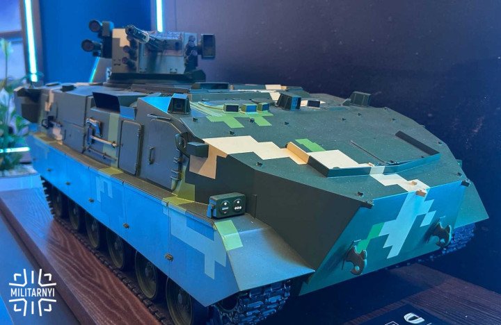 Prototype of Ukraine’s Pegas tracked infantry fighting vehicle, September 2026. (Source: Militarnyi)