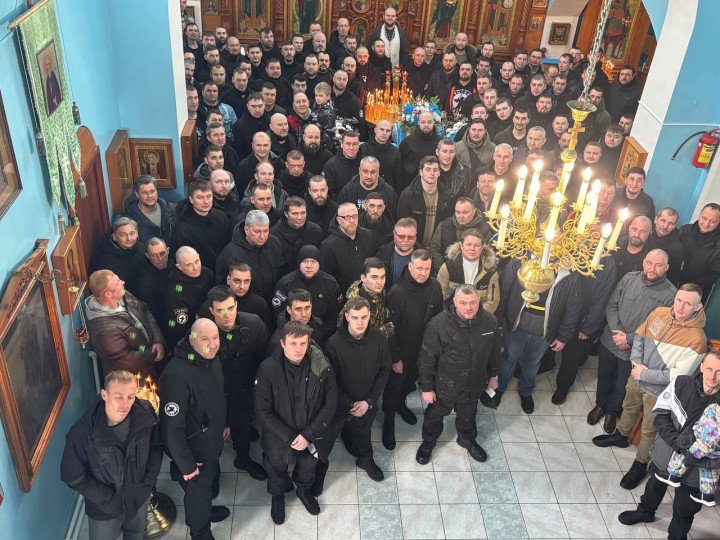 The Russian Community gather at an Orthodox Church. (Source: Russian Community via Telegram) The Russian Community gather at an Orthodox Church. (Source: Russian Community via Telegram)