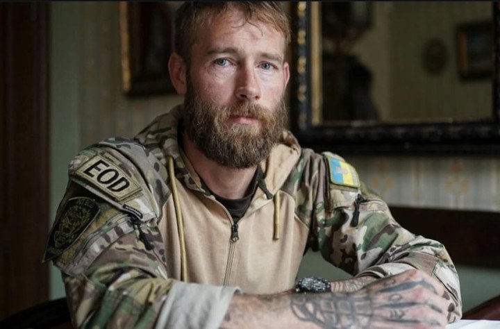Christopher Garrett, a British citizen and international volunteer in Ukraine. (Source: IG) Christopher Garrett, a British citizen and international volunteer in Ukraine. (Source: IG)