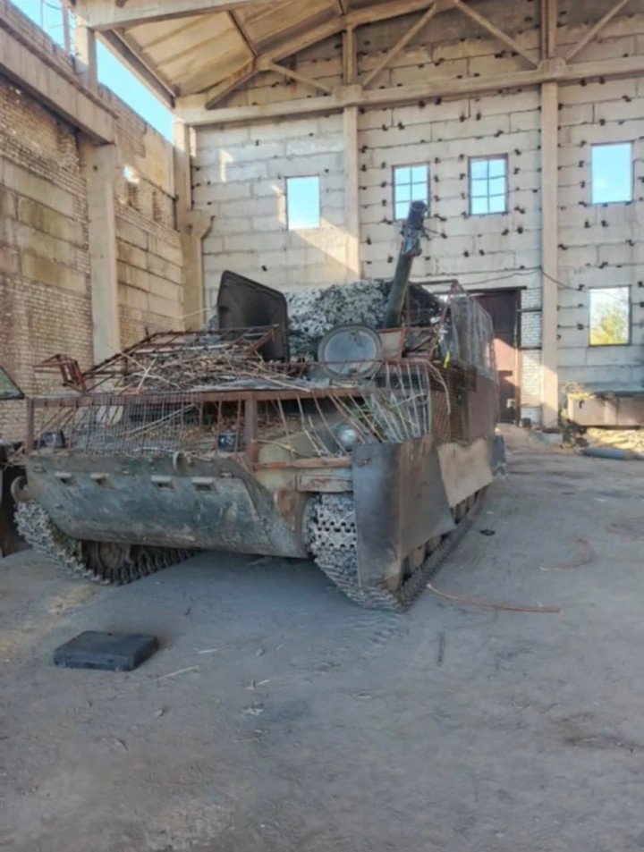 Russian MT-LB equipped with a 2S9 Nona turret, 2025. (Source: BTVT.INFO)