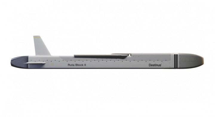 Misil de crucero Ruta Block 2 desarrollado por Destinus. (Foto: Destinus)