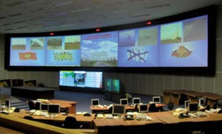 Rare view inside Russia’s Military War Games Center in 2007. (Source: Military Thought) Rare view inside Russia’s Military War Games Center in 2007. (Source: Military Thought)