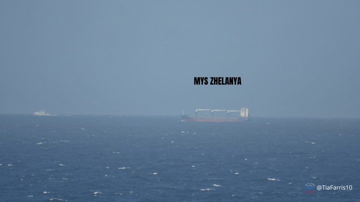 MYS ZHELANIYA near the coast of Portugal, January 2026. (Source: Russian Forces Spotter)