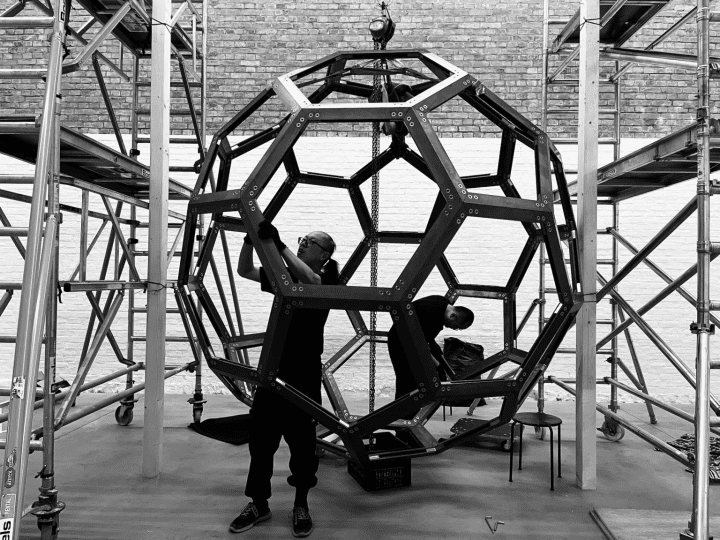 “Three Perfectly Proportioned Spheres and Camouflage Uniforms Painted White” by Ai Weiwei. (Source: Artnet) “Three Perfectly Proportioned Spheres and Camouflage Uniforms Painted White” by Ai Weiwei. (Source: Artnet)