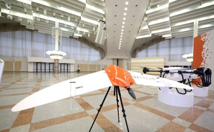 Russian drones displayed at an exhibition in Belarus, March 2025. (Source: belta.by) Russian drones displayed at an exhibition in Belarus, March 2025. (Source: belta.by)
