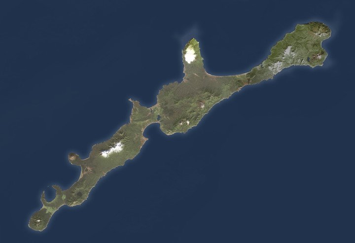 Enhanced Landsat Satellite Image of Iturup Island, part of the Kuril Islands in Japan. (Source: Getty Images) Enhanced Landsat Satellite Image of Iturup Island, part of the Kuril Islands in Japan. (Source: Getty Images)