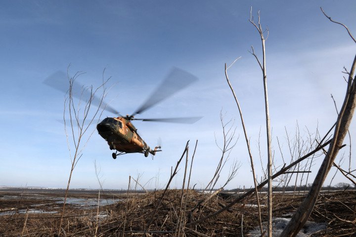 A Ukrainian Mi-17 helicopter taking off in Eastern Ukraine (Source: Getty Images) A Ukrainian Mi-17 helicopter taking off in Eastern Ukraine (Source: Getty Images)