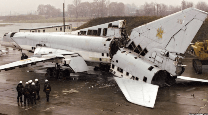 Disarmament of Ukrainian Tu-22M3. (Source: Ukrainian Museum of Heavy Bomber Aviation) Disarmament of Ukrainian Tu-22M3. (Source: Ukrainian Museum of Heavy Bomber Aviation)