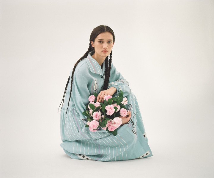 Women’s embroidered blouse from the “Qırım” collection. (Source: Etnodim) Women’s embroidered blouse from the “Qırım” collection. (Source: Etnodim)