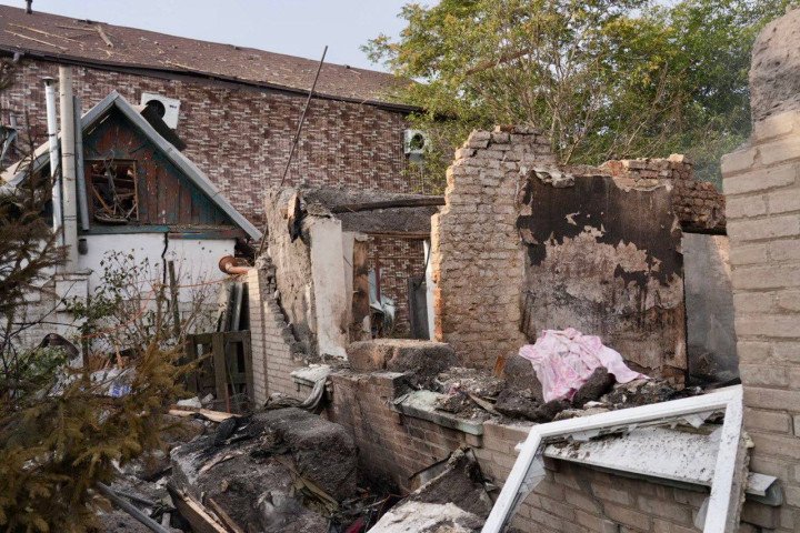 Destroyed house from a nighttime Russian shelling of Ukraine on August 27. (Source: Ivan Fedorov) Destroyed house from a nighttime Russian shelling of Ukraine on August 27. (Source: Ivan Fedorov)