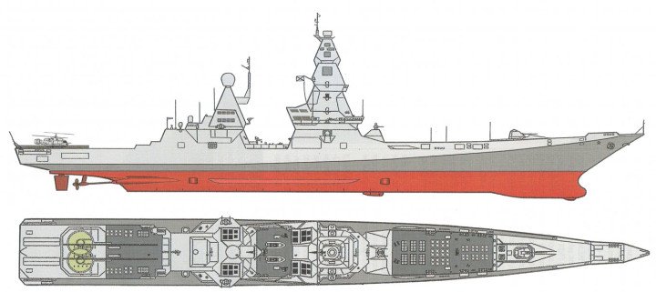 Concept rendering of Russia’s proposed Project 23560 Lider nuclear-powered destroyer. (Photo: Open source) Concept rendering of Russia’s proposed Project 23560 Lider nuclear-powered destroyer. (Photo: Open source)