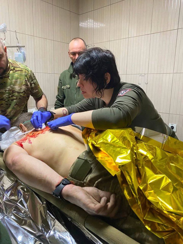 Eva served as a combat medic all over the frontlines in Ukraine. (Source: Personal archive) Eva served as a combat medic all over the frontlines in Ukraine. (Source: Personal archive)