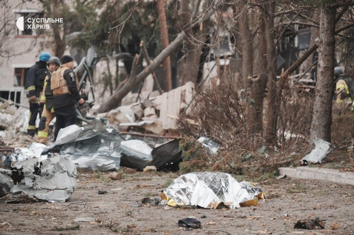 Aftermath of a Russian ballistic missile strike on Izium, Ukraine, on February 4. (Source: Suspilne) Aftermath of a Russian ballistic missile strike on Izium, Ukraine, on February 4. (Source: Suspilne)
