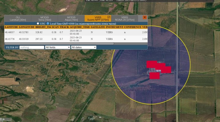 FIRMS satellite detects heat surge at Russia’s Atlas fuel facility. FIRMS satellite detects heat surge at Russia’s Atlas fuel facility.