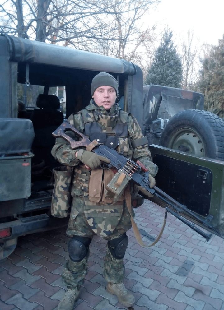Vladyslav during his military service in Donetsk region in 2015. (Source: Vladyslav's personal archive)