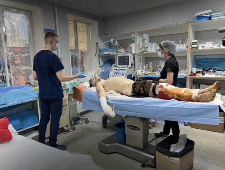Shredder before leg amputation. (Source: Artan)