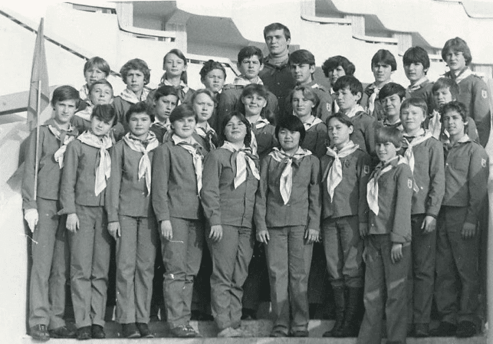 Children at the "Ocean" center during the Soviet era. (Source: "Ocean" official website) Children at the "Ocean" center during the Soviet era. (Source: "Ocean" official website)