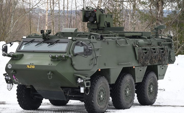Patria 6×6 Wheeled APC With Protector RS4 Combat Module. (Source: Patria) Patria 6×6 Wheeled APC With Protector RS4 Combat Module. (Source: Patria)