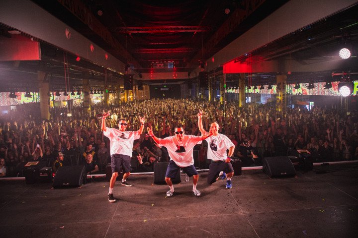 Left to right: Amil Nasirov, Yevhen Volodchenko, and Ramil Nasirov of hip-hop band Kurgan & Agregat perform during ATLAS UNITED 2024 music festival on July 20, 2024, in Kyiv, Ukraine. (Photo: Getty Images) Left to right: Amil Nasirov, Yevhen Volodchenko, and Ramil Nasirov of hip-hop band Kurgan & Agregat perform during ATLAS UNITED 2024 music festival on July 20, 2024, in Kyiv, Ukraine. (Photo: Getty Images)