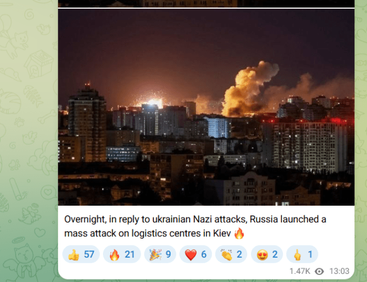 Graham Phillips praised Russian attacks on civilian infrastructure on his Telegram channel. (Source: https://t.me/s/grahamwphillips) Graham Phillips praised Russian attacks on civilian infrastructure on his Telegram channel. (Source: https://t.me/s/grahamwphillips)