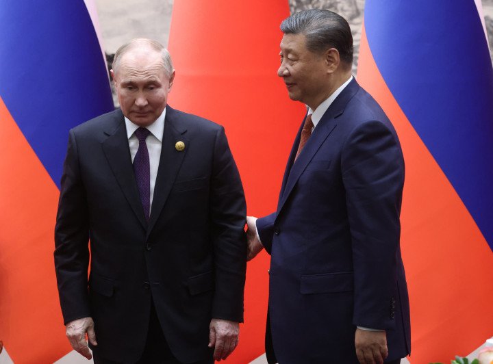 Russian Leader Vladimir Putin (L) and Chinese President Xi Jinping (R) on May 16, 2024 in Beijing, China. (Photo by Contributor/Getty Images) Russian Leader Vladimir Putin (L) and Chinese President Xi Jinping (R) on May 16, 2024 in Beijing, China. (Photo by Contributor/Getty Images)