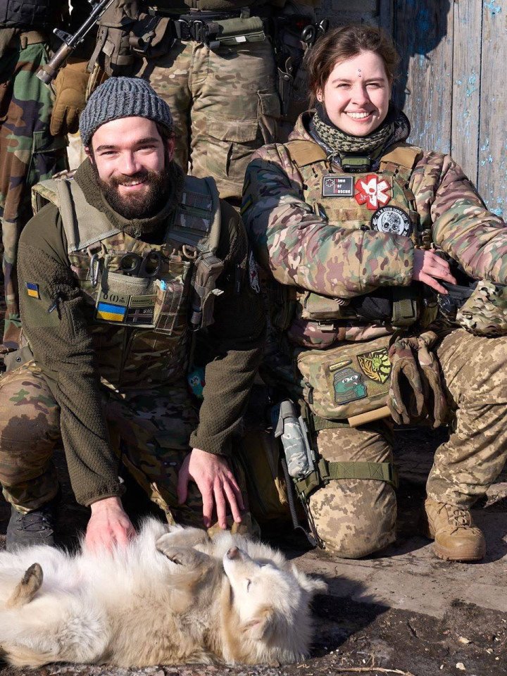 Eva with a fellow service member. (Source: Personal archive) Eva with a fellow service member. (Source: Personal archive)