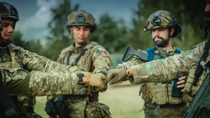 International Legion fighters (Source: International Legion) International Legion fighters (Source: International Legion)