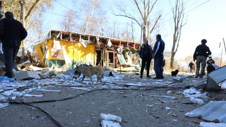 On the morning of October 24, 2024, around 10:00 am, the Russian forces attacked the city of Kupiansk, Kharkiv region. (Source: the Governor of the Kharkiv Region, Oleh Syniehubov) On the morning of October 24, 2024, around 10:00 am, the Russian forces attacked the city of Kupiansk, Kharkiv region. (Source: the Governor of the Kharkiv Region, Oleh Syniehubov)