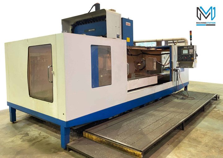 KAFO VMC-21100 vertical milling machine from Taiwan, one of the high-precision tools procured for artillery production at Plant No. 9. (Source: machinestation.us)