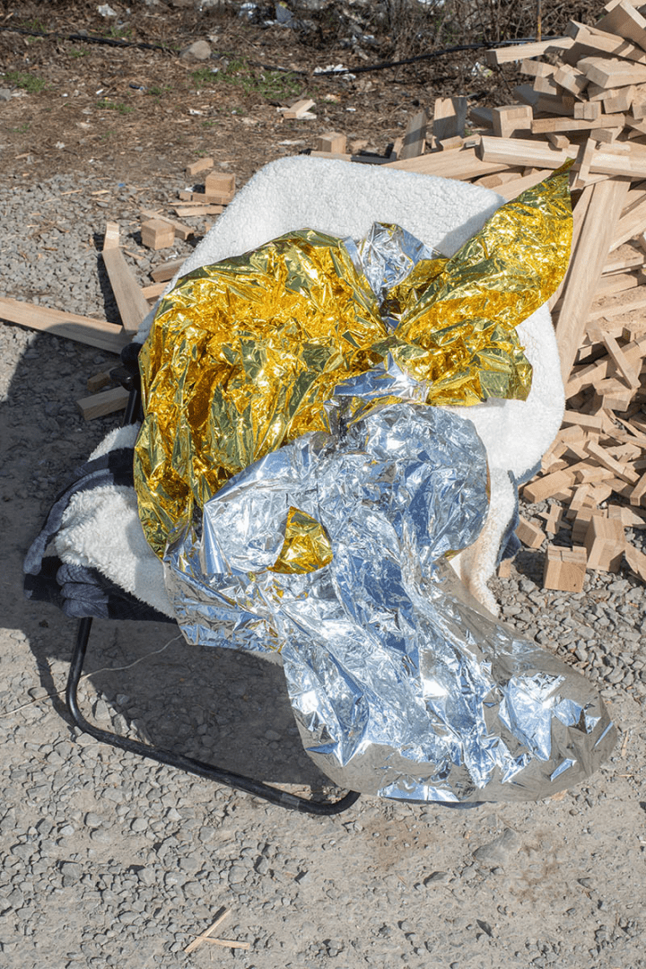 Part of the series “Chairs-First Two Weeks of the War” by Ukrainian photographer Elena Subach, 2022. (Image: Elena Subach)