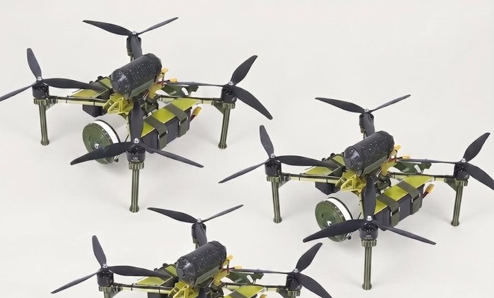 Ptashka 17-O-50 km fiber-optic FPV drones. (Source: Militarnyi/Ptashka Drones) Ptashka 17-O-50 km fiber-optic FPV drones. (Source: Militarnyi/Ptashka Drones)