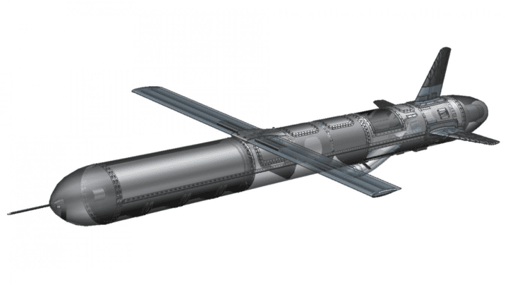 Rendering of the Ruta long-range missile-drone. (Source: Destinus). Rendering of the Ruta long-range missile-drone. (Source: Destinus).