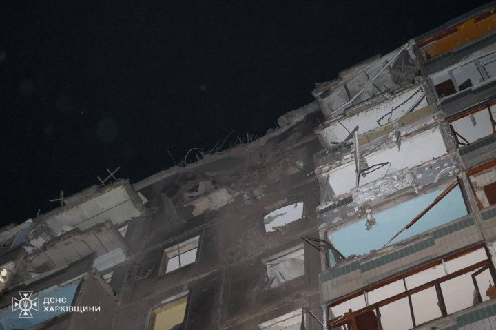 Aftermath of Russian strike on residential area in Kharkiv, October 28, 2024. (Source: SES) Aftermath of Russian strike on residential area in Kharkiv, October 28, 2024. (Source: SES)