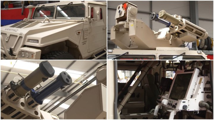 RapidRanger air defense system displayed at an exhibition. (Source: BFBS Forces News) RapidRanger air defense system displayed at an exhibition. (Source: BFBS Forces News)