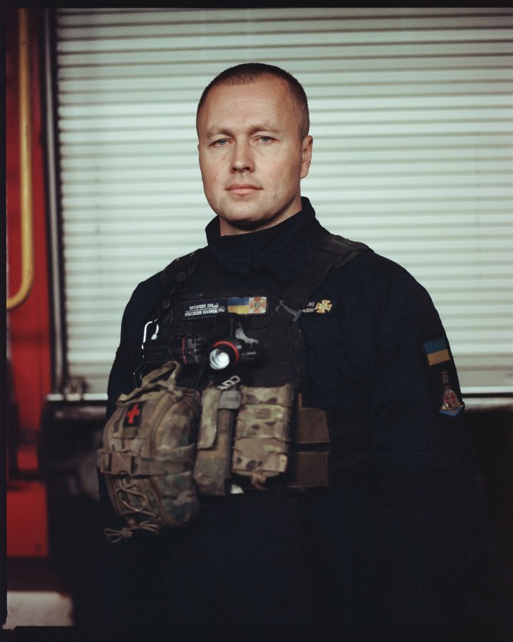 Stanyslav, Kostiantynivka’s first responder. Stanyslav, Kostiantynivka’s first responder.
