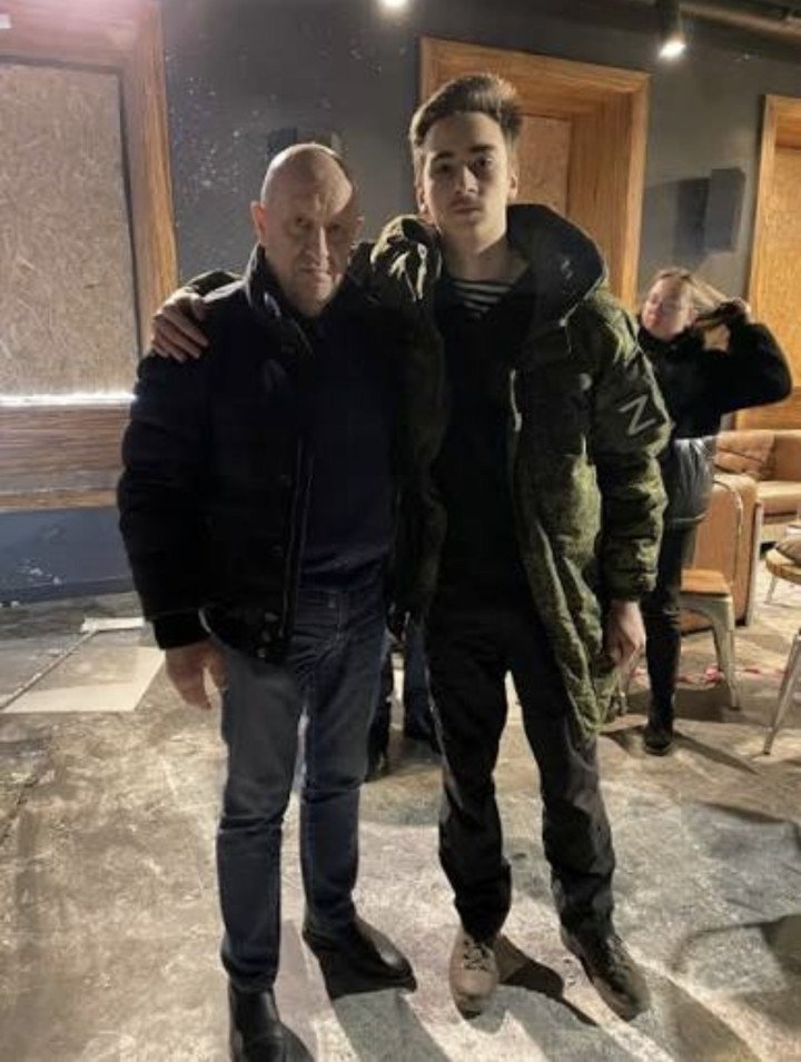 GrishaPutin and Yevgeny Prigozhin, the deceased head of the Wagner PMC. (Source: VKontakte)