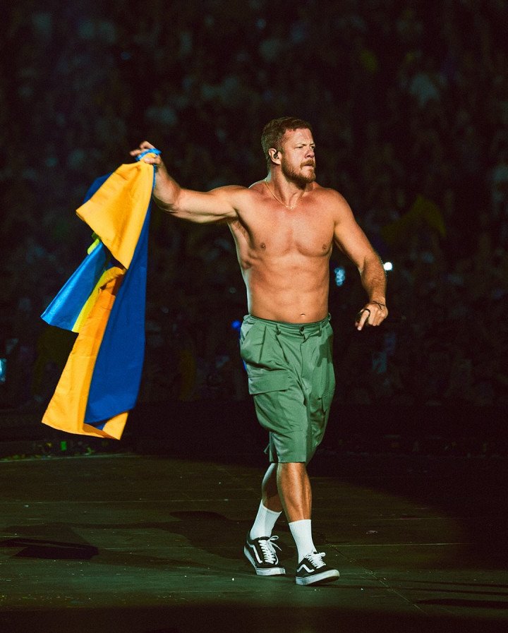 Dan Reynolds, lead vocalist of Imagine Dragons during a concert in Lisbon, Portugal. June 26, 2025. Source: Instagram @imaginedragons Dan Reynolds, lead vocalist of Imagine Dragons during a concert in Lisbon, Portugal. June 26, 2025. Source: Instagram @imaginedragons
