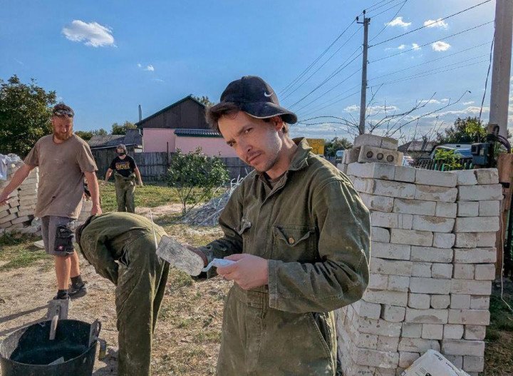 Sean Huncherick at INBUT. Photo from his personal archive