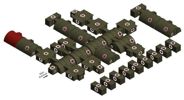 Illustrative image of a mobile hospital. (Source: Rheinmetall) Illustrative image of a mobile hospital. (Source: Rheinmetall)