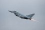 A Eurofighter shortly after take-off over the Nato air base in Amari, Estonia. (Source: Getty Images)