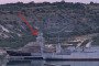 The damaged Russian intelligence ship Ivan Khurs moored in Sevastopol’s Oil Harbor, occupied Crimea, June 2026. (Source: Krymskyi Veter)