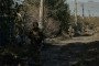 Ukrainian Marines walk through the heavily damaged frontline city of Kostiantynivka in the Donetsk region, October 16, 2025. (Source: Getty Images)