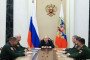 Russia’s leader Vladimir Putin meets with the Russian Defence Ministry leadership in Moscow on August 5, 2026. (Source: Getty Images)