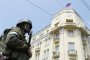 A member of Wagner group stands guard outside the headquarters of the Russian Southern Military District in the city of Rostov-on-Don, on June 24, 2023. Illustrative photo. (Source: Getty Images)