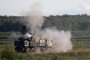 Pantsir S1 anti-aircraft system at the International Military-Technical Forum ARMY 2018 expo at Kubinka airfield in Kubinka, Russia, on August 21, 2018. (Source: Getty Images)