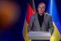 Germany’s Defence Minister Boris Pistorius reacts during a joint press conference with Ukraine’s Defence Minister Mykhailo Fedorov (unseen) in Kyiv on May 11, 2026. (Source: Getty Images)