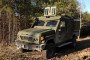 Ukraine’s Tisa armored vehicle, developed on a Toyota Land Cruiser 79 platform for radiation and chemical reconnaissance missions. (Photo: Defence Express)